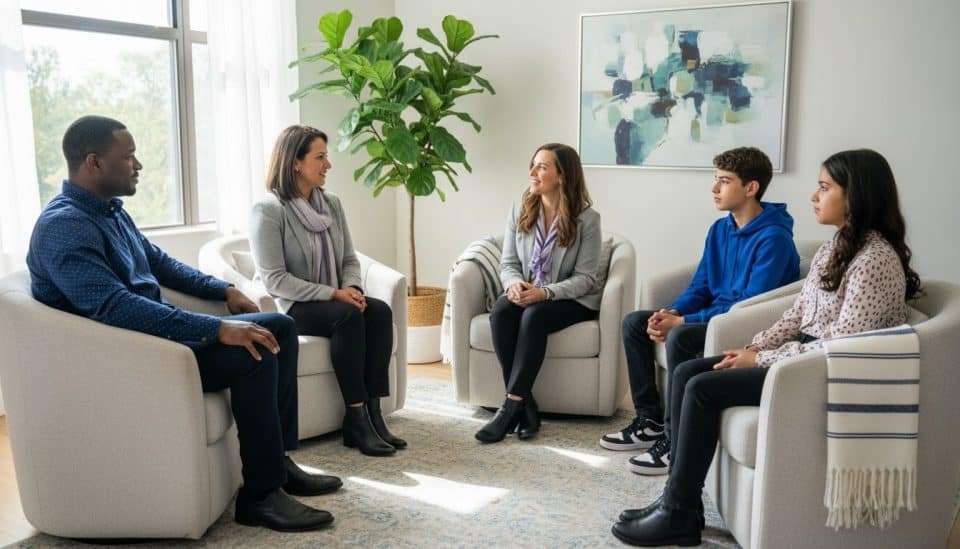 Family counselling to improve structure