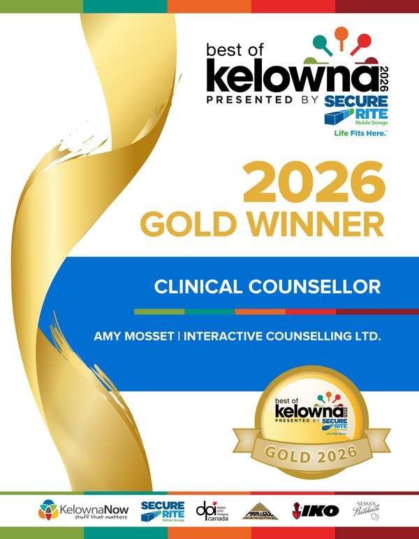 Amy Mosset — Best Kelowna Clinical Counsellor, Gold 2026 (Best of Kelowna Awards)