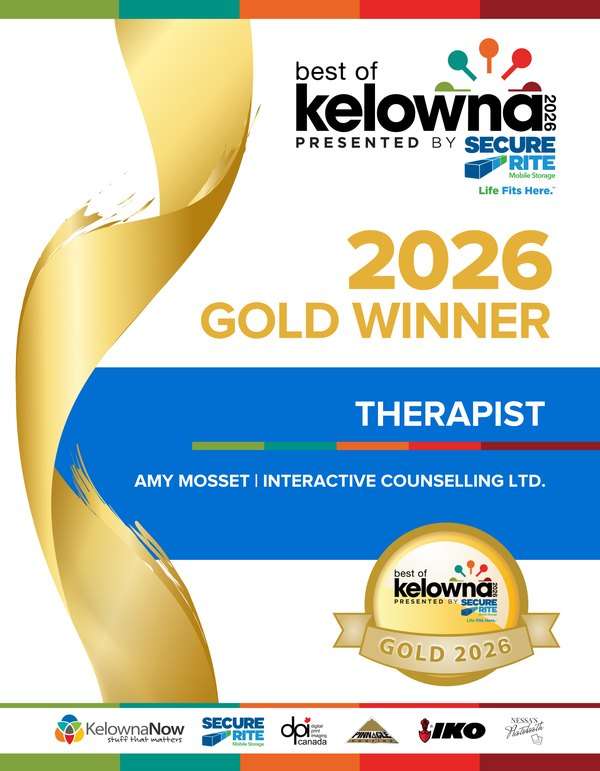 Amy Mosset — Best Kelowna Therapist, Gold 2026 (Best of Kelowna Awards)