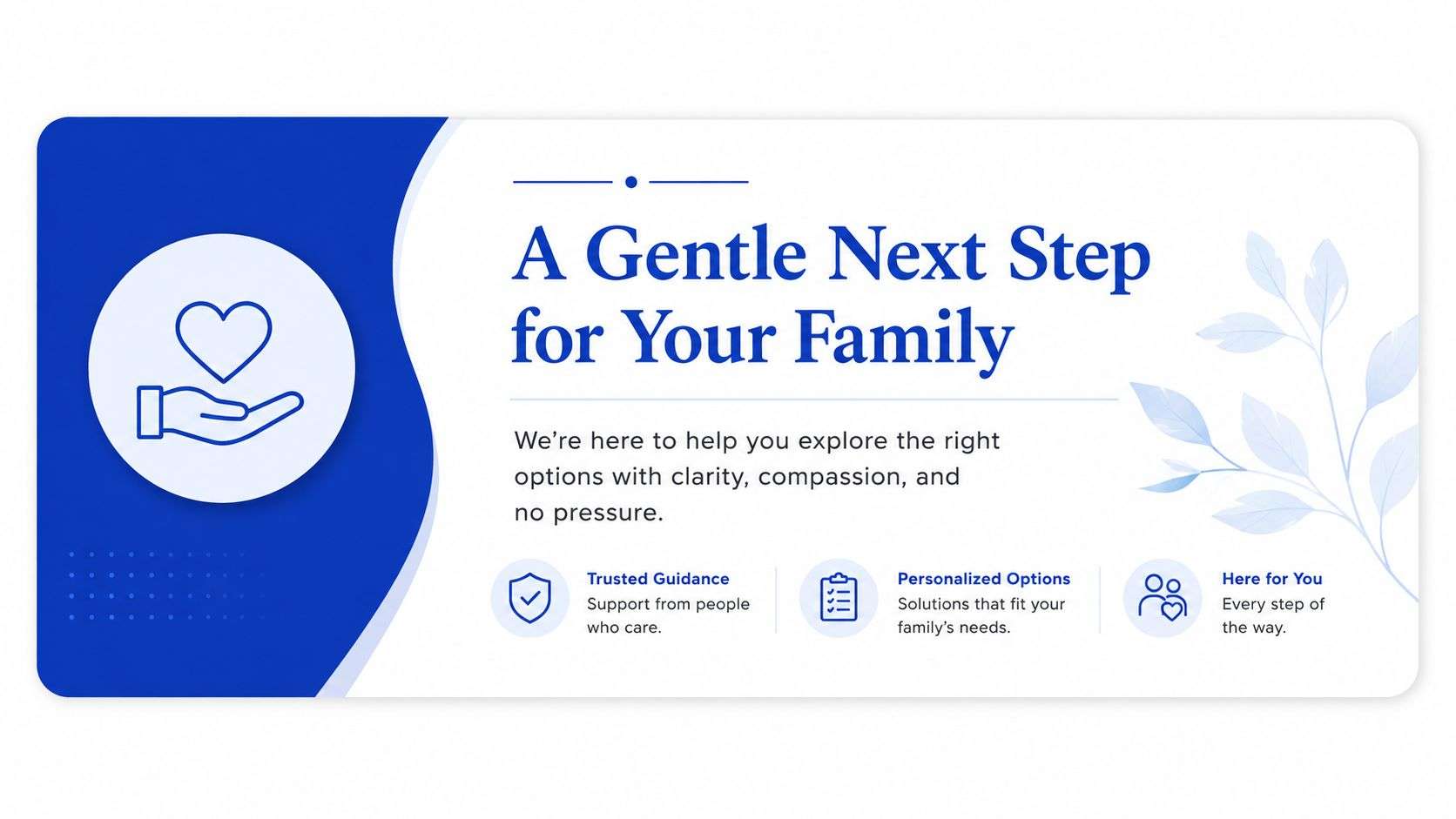 Compassionate family counseling services offering gentle guidance, personalized options, and support for your family's needs.